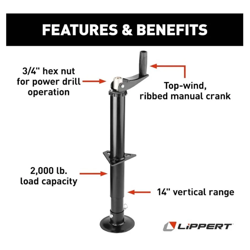 Quick Drop Manual Tongue Jack